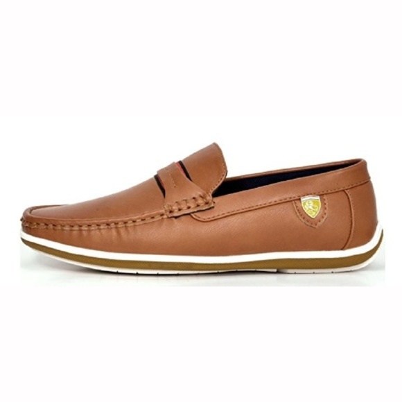 Mens "Bush" Italian Style Driving Loafers - Picture 3 of 4